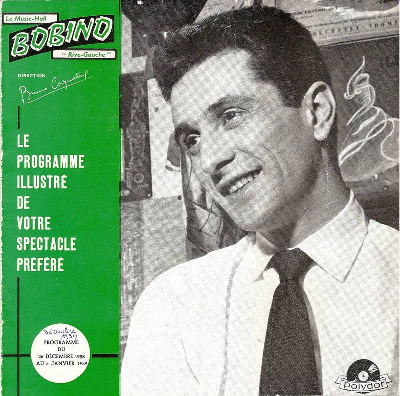 Programme Bobino 1958/1959! - Blog "Marcel Amont : lui, le clown..."