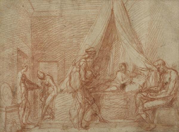 Composition Study for the Birth of St
