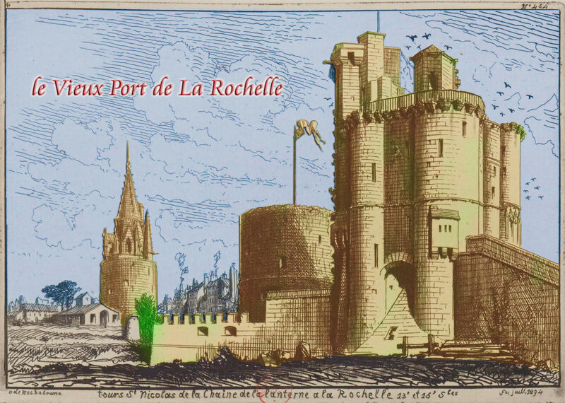 le vieux port de la Rochelle les tours