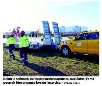 simulée à la centrale