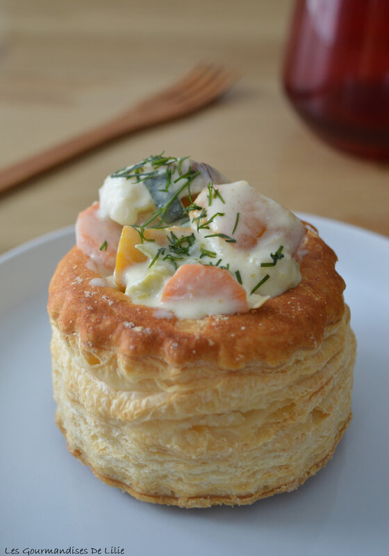 Vol au Vent au Haddock Les Gourmandises De Lilie