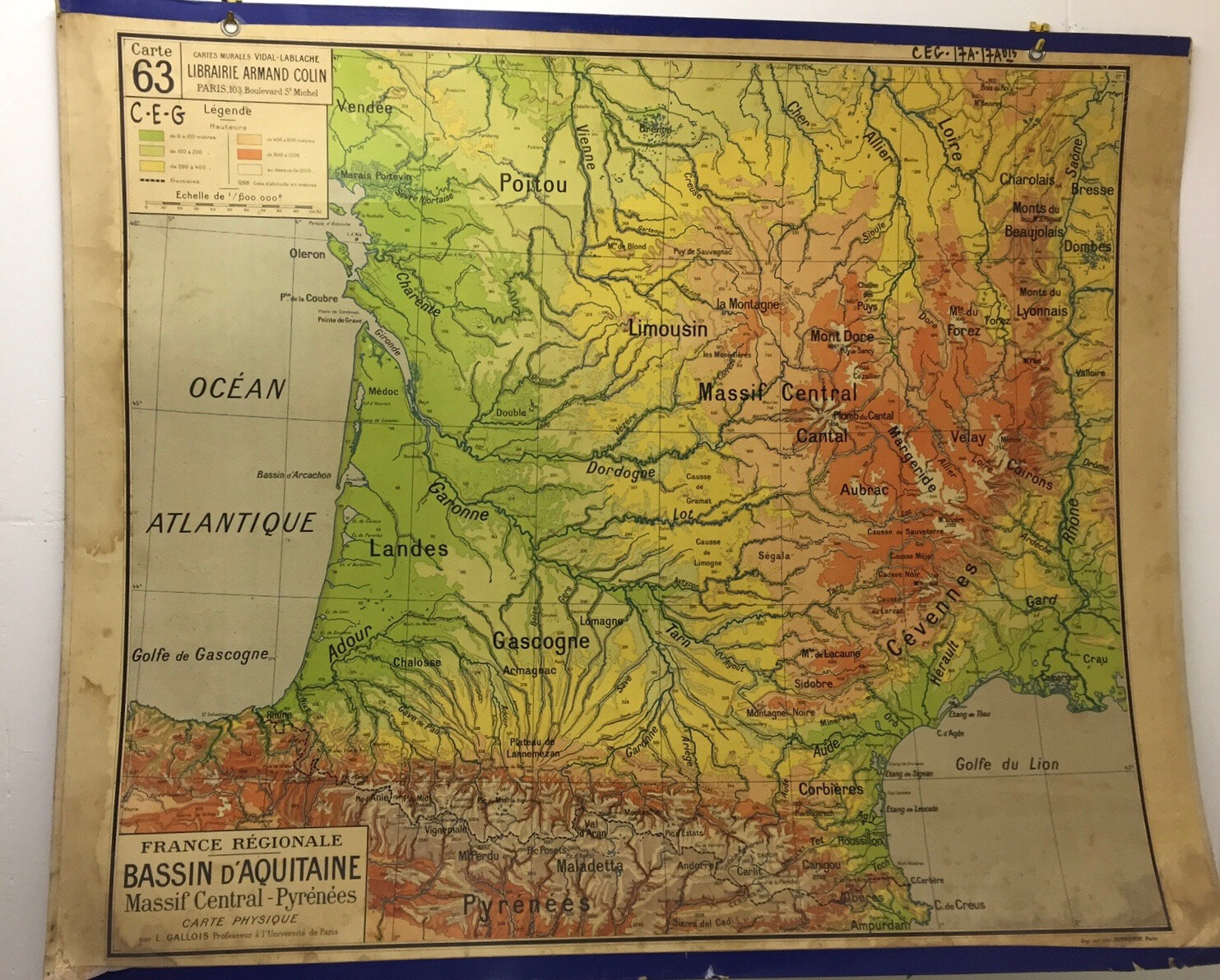 carte de geographie ancienne