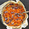 Tarte au potimarron et au chèvre
