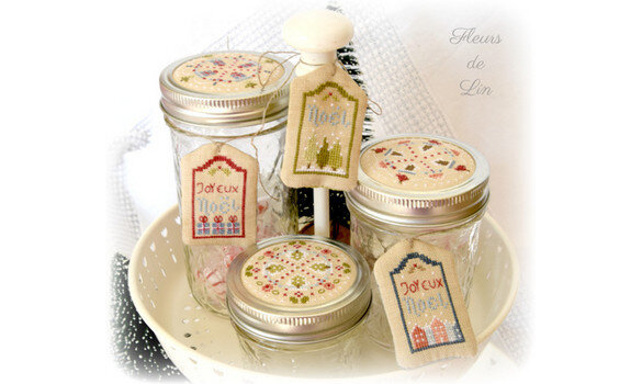 trio de cache pots de noel