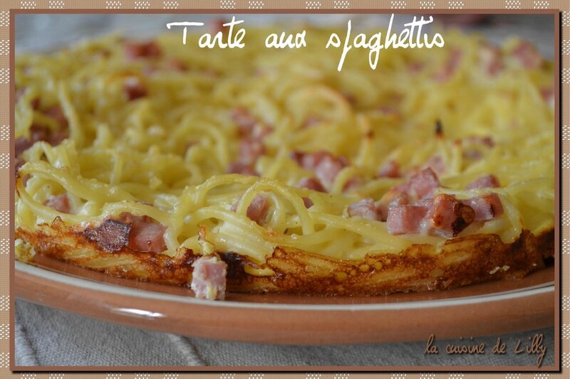 tarte aux spaghettis