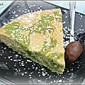 Gâteau marbré citron/pistache