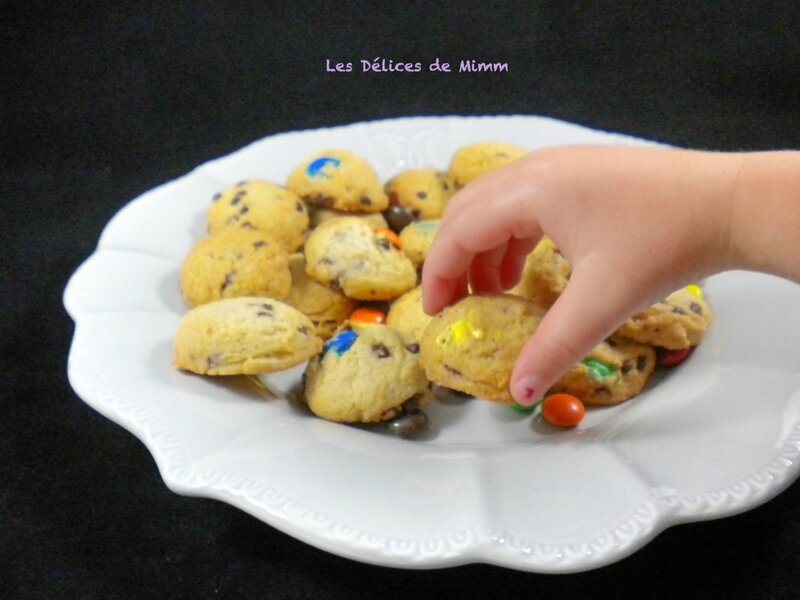 Cookies aux M&M’s de Roxane 5