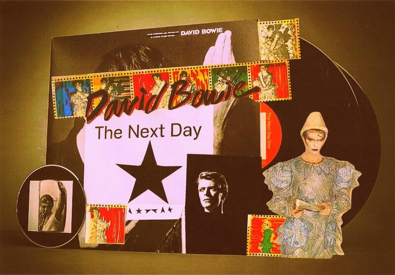 Collage artycolle David Bowie