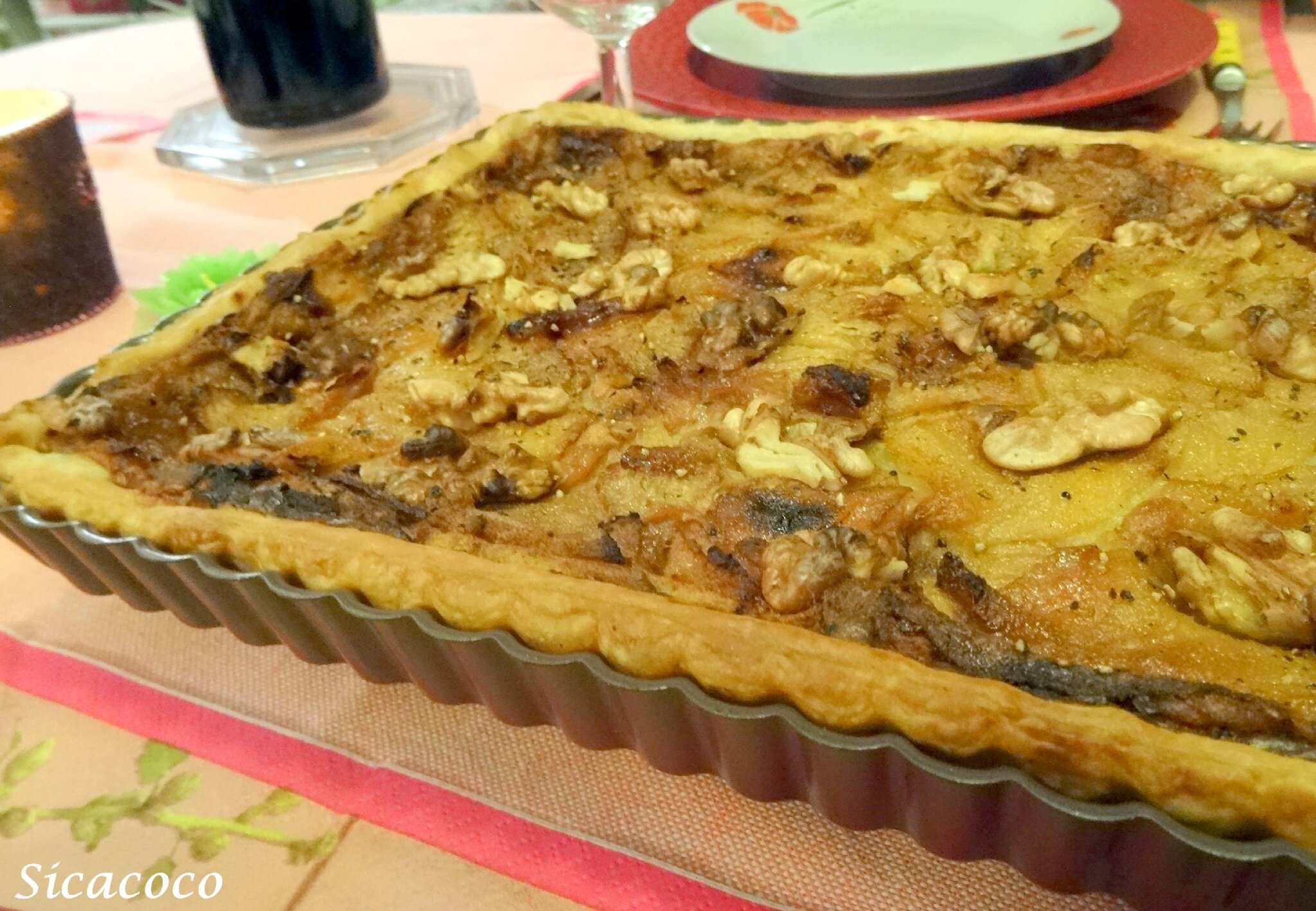 Tarte Au Roquefort Poires Et Noix Les Carnets De Sicacoco