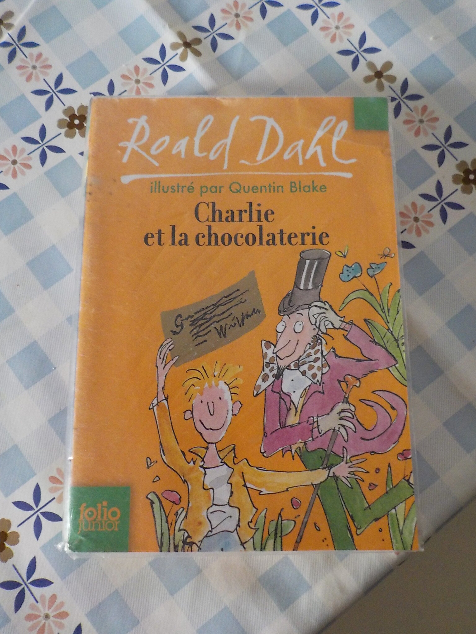Livre charlie et la chocolaterie, Folio Junior