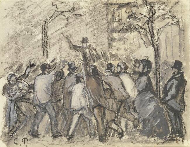 Pissarro, soulèvement à Paris 1870