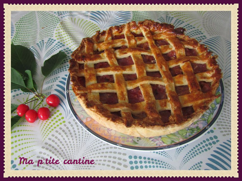 Recette Tarte aux cerises à l'ancienne