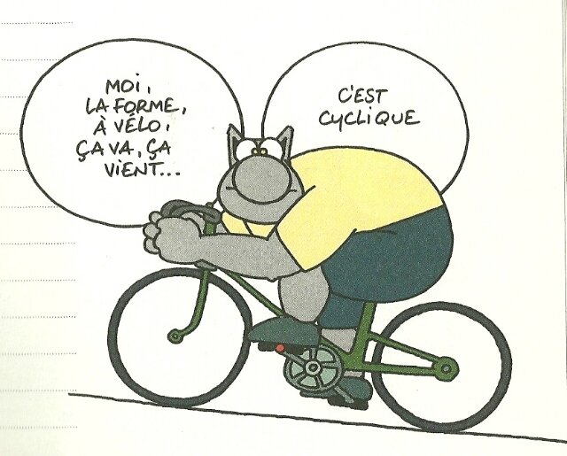 Vélo humour dessin