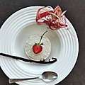 Cheesecake rhubarbe vanille
