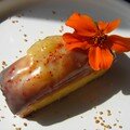 Mini cake au chocolat blanc et piment d'espelette