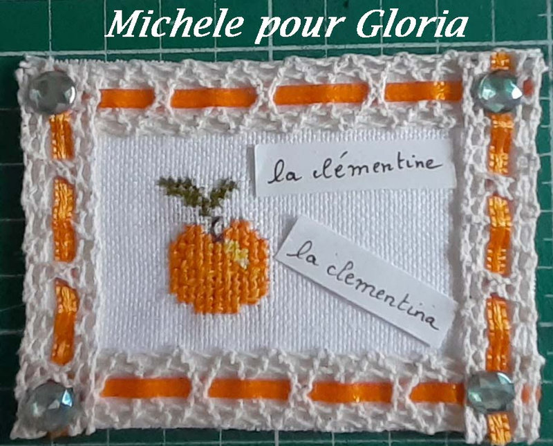 ATC septembre 2022 de Michèle pour Gloria