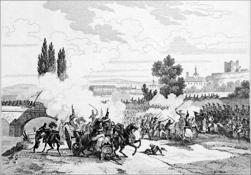 Le 9 juin 1793, la ville de Saumur est prise d'assaut par les Vendéens. (Guerre de Vendée)