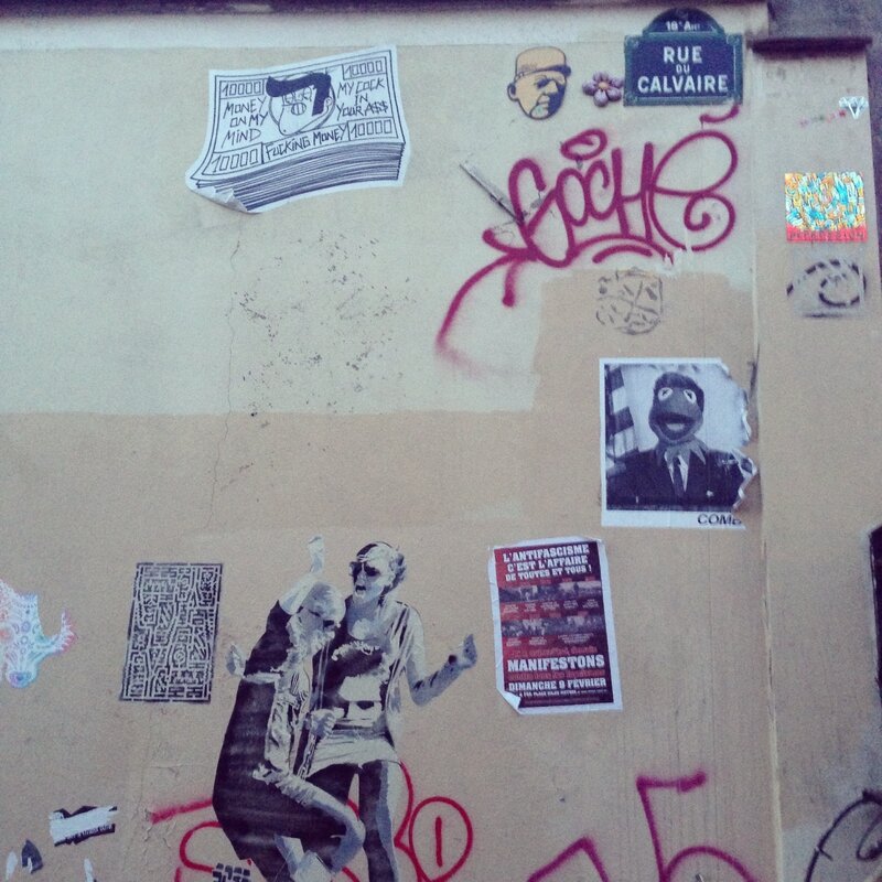 Rue du Calvaire, street art en vrac