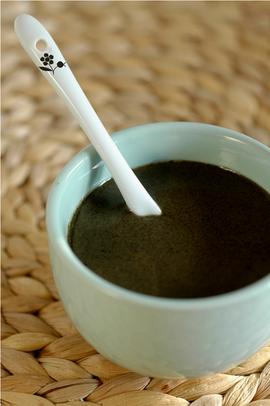 Sauce crème de sésame noir