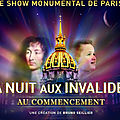 La nuit aux invalides > spectacle son et lumières > paris