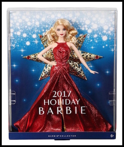 barbie de noel 2017