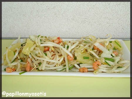 Salade de soja frais ananas et crevettes_1