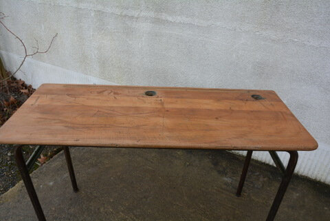 pupitre, console, table longue et étroite - la petite brocanteuse