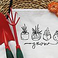 Sage comme une image brodée
