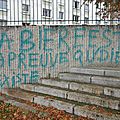 Un graffiti affirmatif rue de lorgeril à rennes le 5 novembre 2016