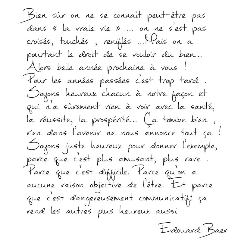 Voeux Ed Baer