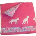 couv naissance polaire doublée liberty