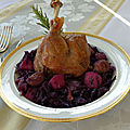 Confit de canard au chou rouge à l’alsacienne 