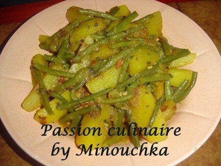 Tajine D Haricots Verts Et Pommes De Terre Passion Culinaire By