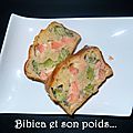Cake brocoli & saumon extra moelleux {sans beurre ni huile}