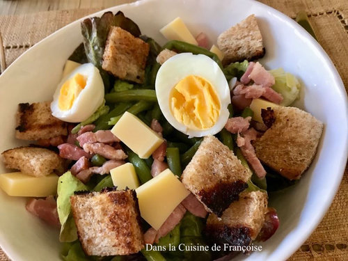 Salade de haricots blancs à la libanaise - Les recettes de Virginie