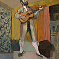 Henri matisse (1869-1954), le guitariste debout, 1903