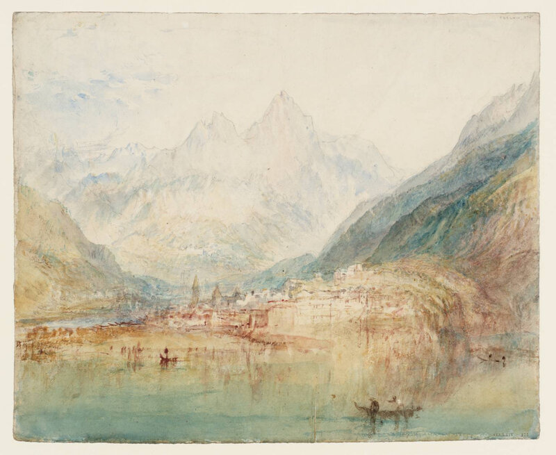 Brunnen, from the Lake of Lucerne Sample Study