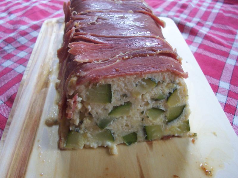 terrine de courgettes aux pommes de terre et jambon de pays La cuisine légère d'Elizabeth