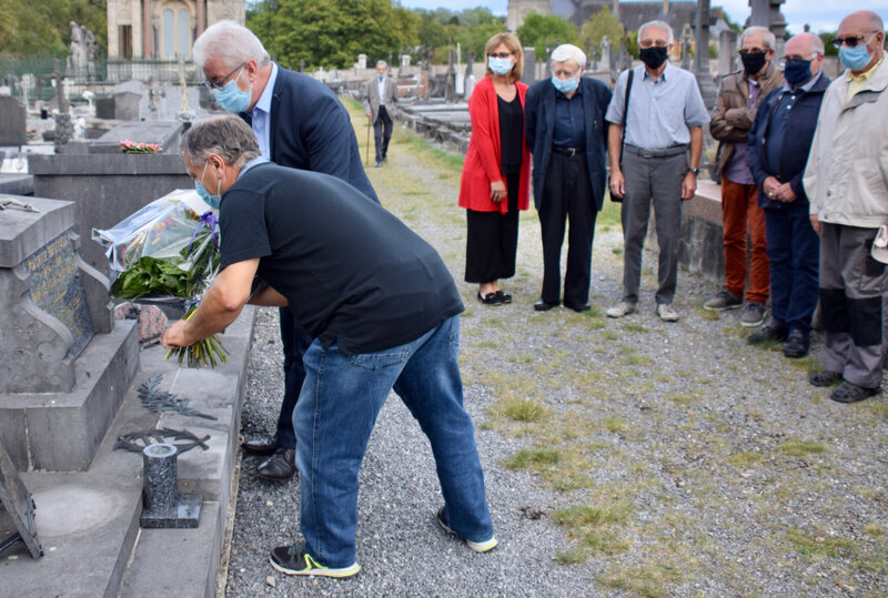 PS SAINT-MICHEL 2020 HOMMAGE MAURICE BRUGNON gerbe