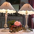 paire lampes silhouettes