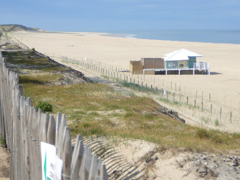 Photo-plage-baraque-biscarrosse-plage