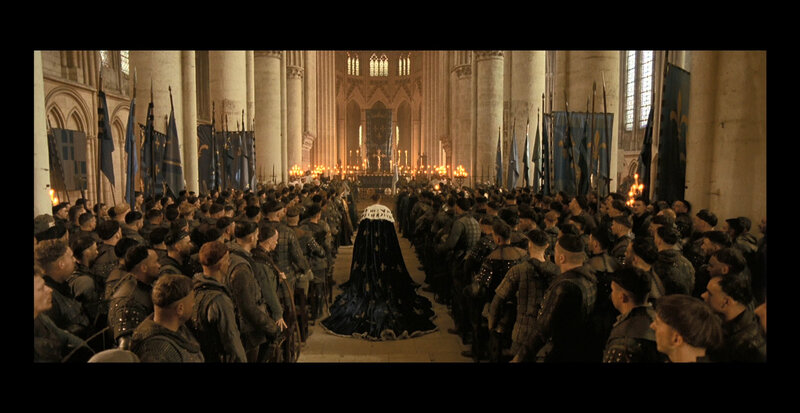 Sacre du Roi dans la cathédral de Reims