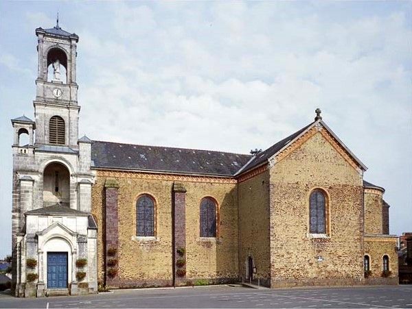 Montfort sur Meu, église Saint Louis Marie Grignion de Montfort