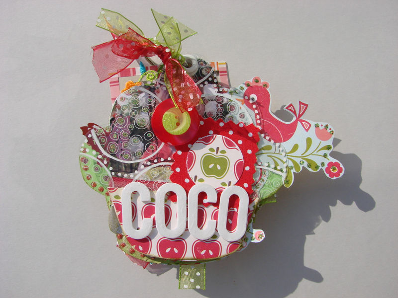 Bon Anniversaire Coco Projet Mini Album Scrapperlicious Le Scrap De Cortaline