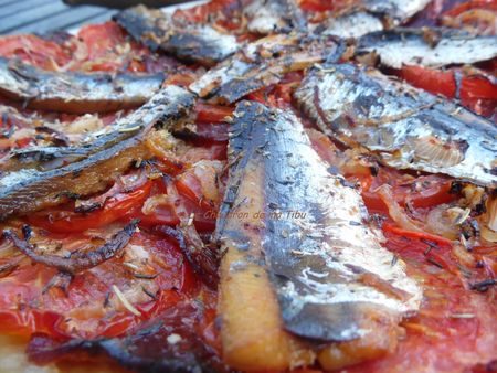 Tarte fine aux sardines