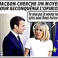 Macron cherche un moyen pour remonter dans les sondages