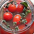 Tomates-cerises fermentées