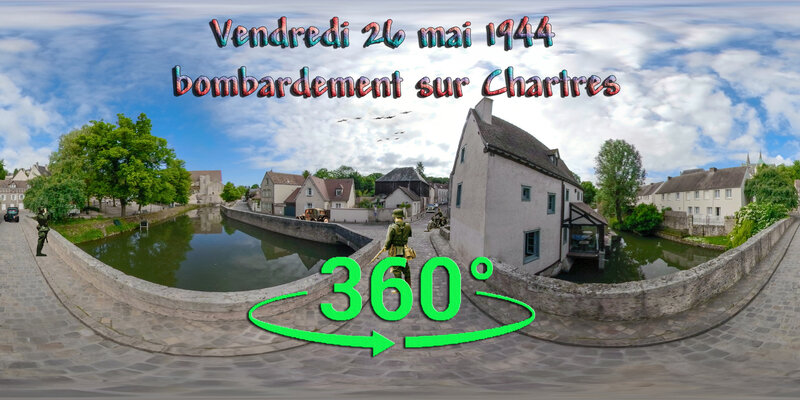 Seconde Guerre Mondiale - Vendredi 26 mai 1944 Bombardements sur Chartres