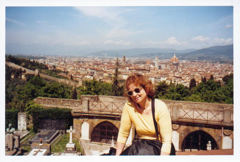 Fiorella Giovanni Mai 2002 Florence san Miniato al Monte