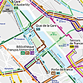 Nouveau réseau de bus parisiens : affluence quai de la gare